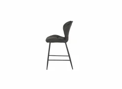 Barstoel Travis ZH66,5cm - stof - zwart