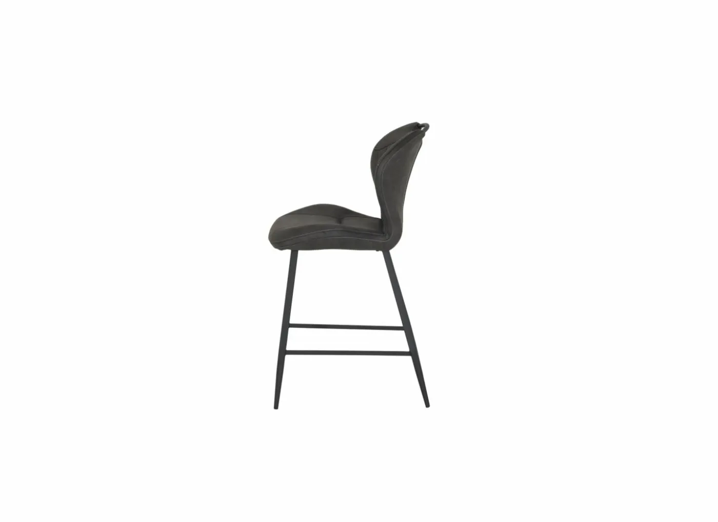 Barstoel Travis ZH66,5cm - stof - zwart