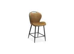 Barstoel Travis ZH66,5cm - stof - cognac