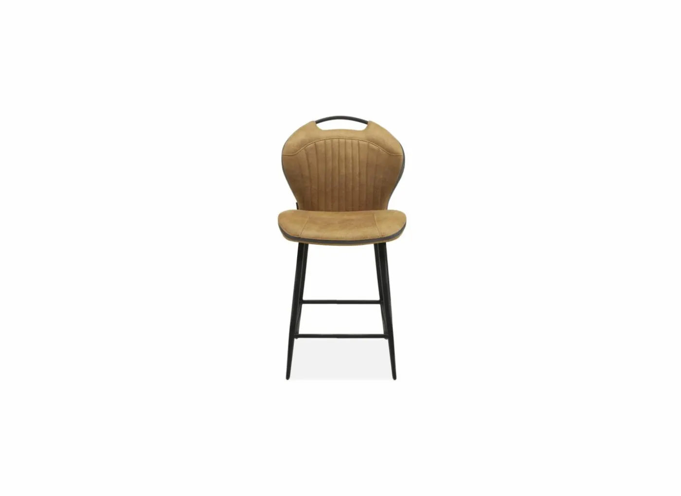 Barstoel Travis ZH66,5cm - stof - cognac