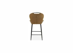 Barstoel Travis ZH66,5cm - stof - cognac