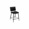 Barstoel Vicenza ZH67cm - stof - goldy antraciet