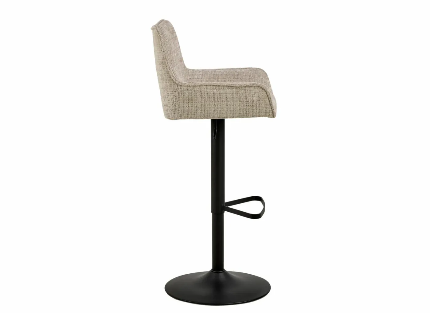 Barstoel ZH64cm - stof - beige