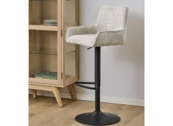 Barstoel ZH64cm - stof - beige