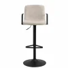 Barstoel ZH63cm - stof - beige