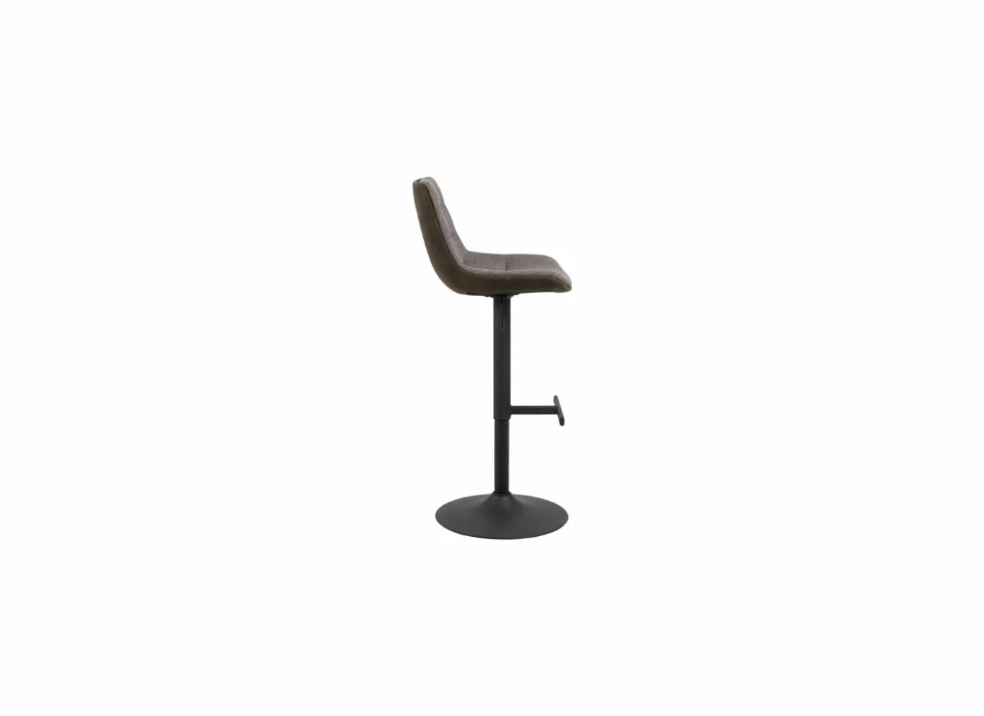 Barstoel ZH65-86cm - stof - bruin