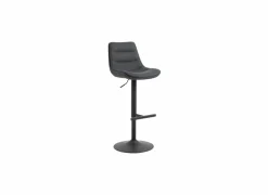 Barstoel ZH65-86cm - stof - donkergrijs