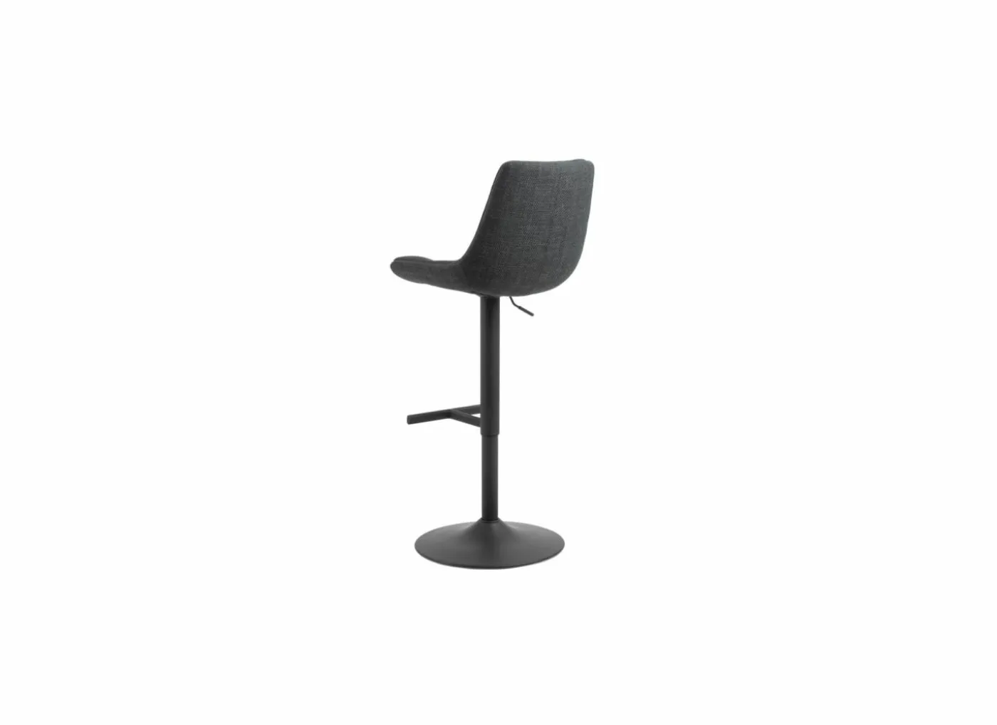 Barstoel ZH65-86cm - stof - donkergrijs