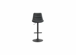 Barstoel ZH65-86cm - stof - donkergrijs