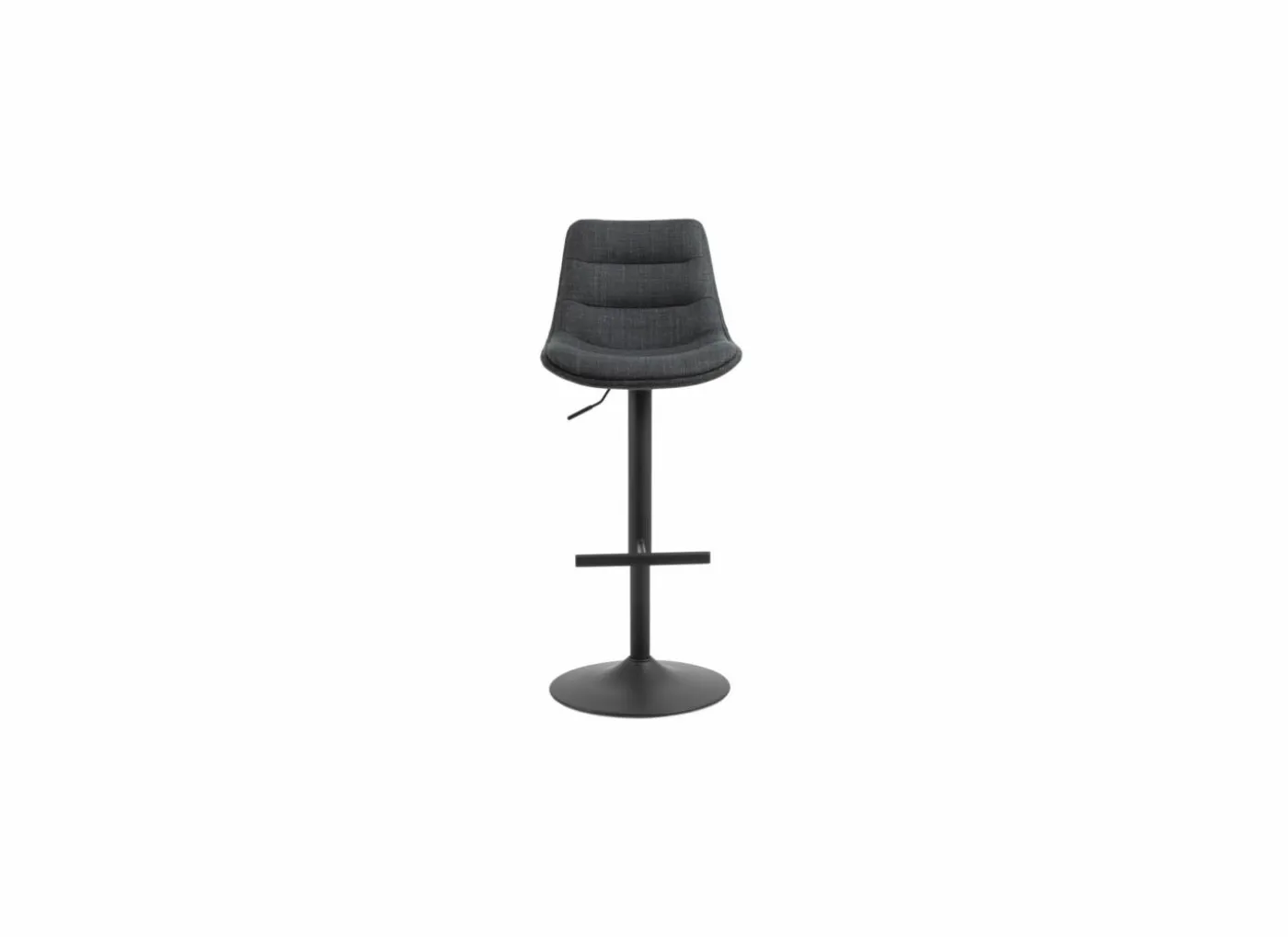 Barstoel ZH65-86cm - stof - donkergrijs