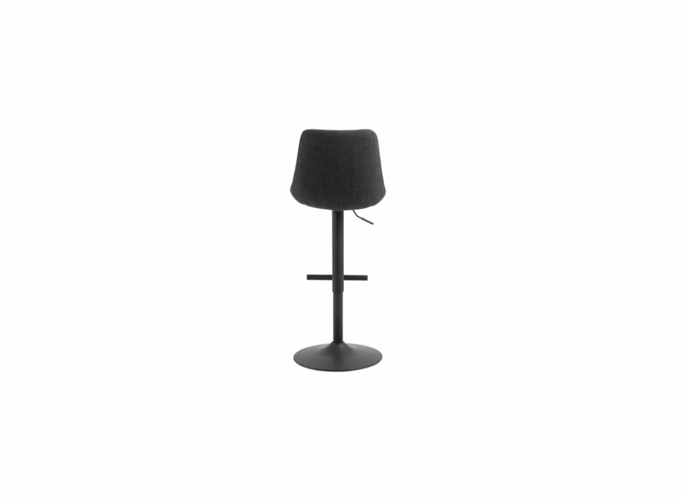 Barstoel ZH65-86cm - stof - donkergrijs
