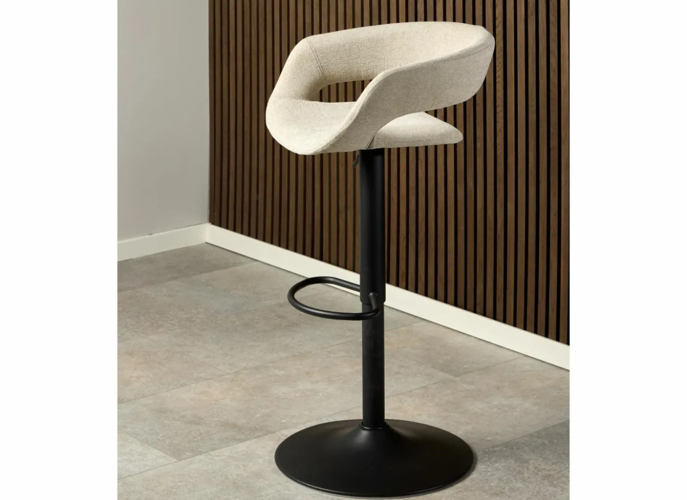 Barstoel ZH59cm - stof - zand