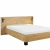 Bed Clara 160x200cm - melamine - golden oak