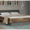 Bed Clif 160x200cm - decor - old wood & beton