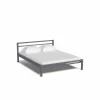 Bed King 160x200cm - metaal - mat antraciet