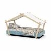 Bed Lodge 90x200cm - MDF - blauw