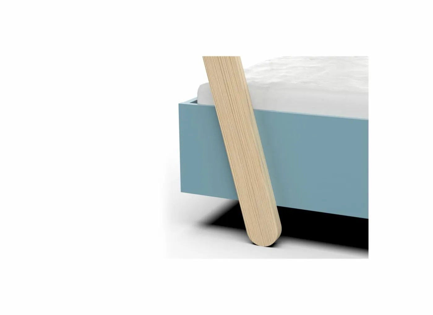 Bed Lodge 90x200cm - MDF - blauw