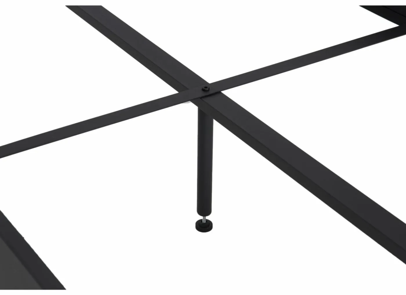 Bed Me 90x200cm - metaal - zwart