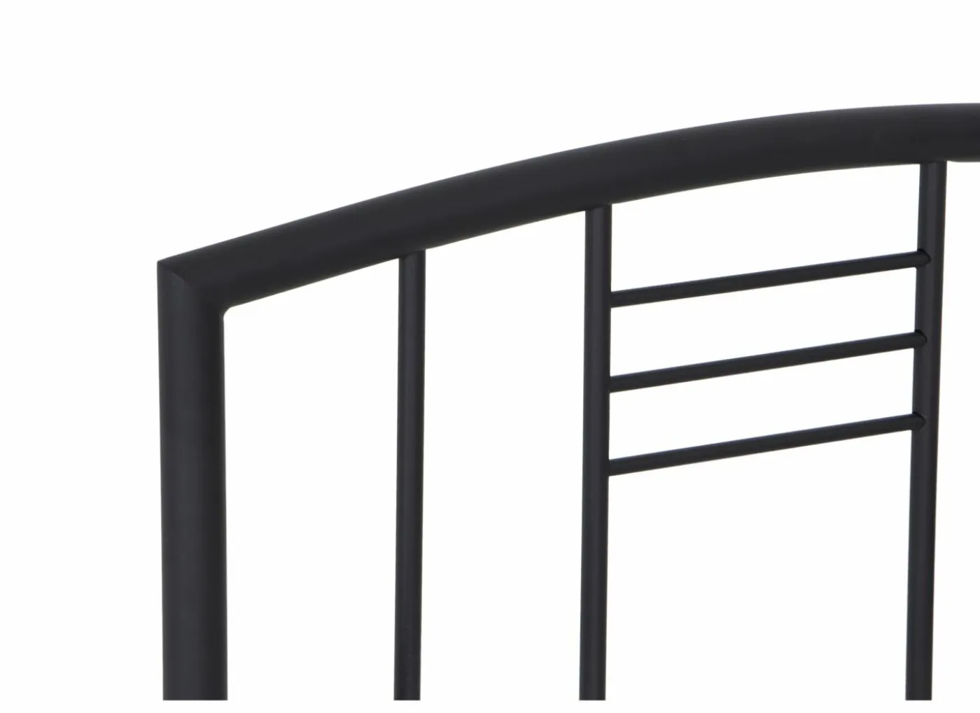 Bed Me 90x200cm - metaal - zwart