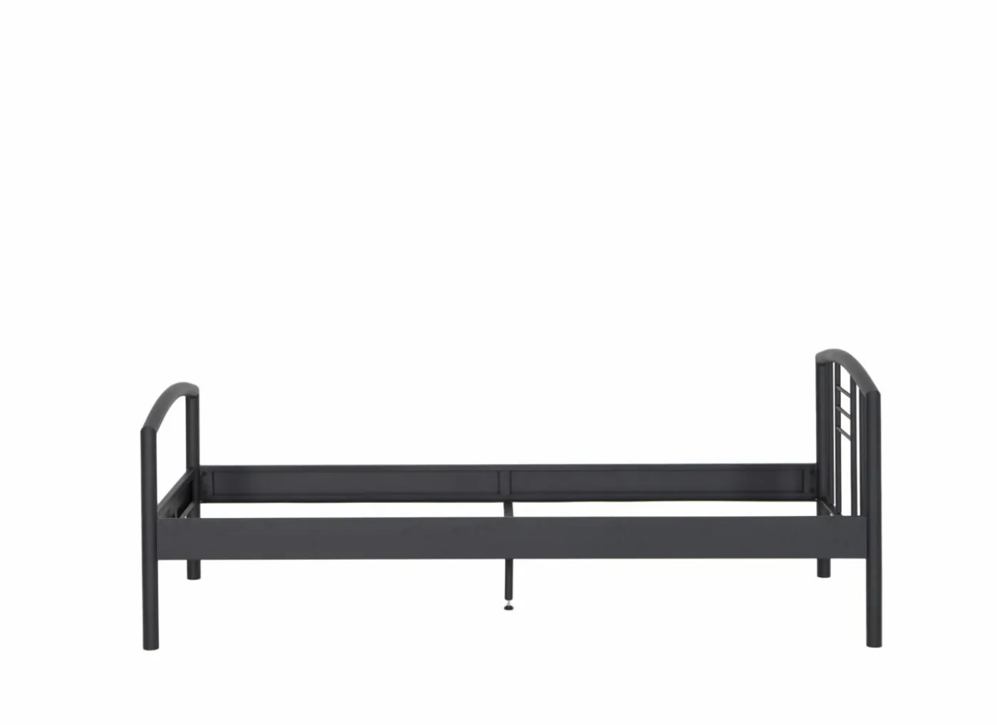 Bed Me 90x200cm - metaal - zwart