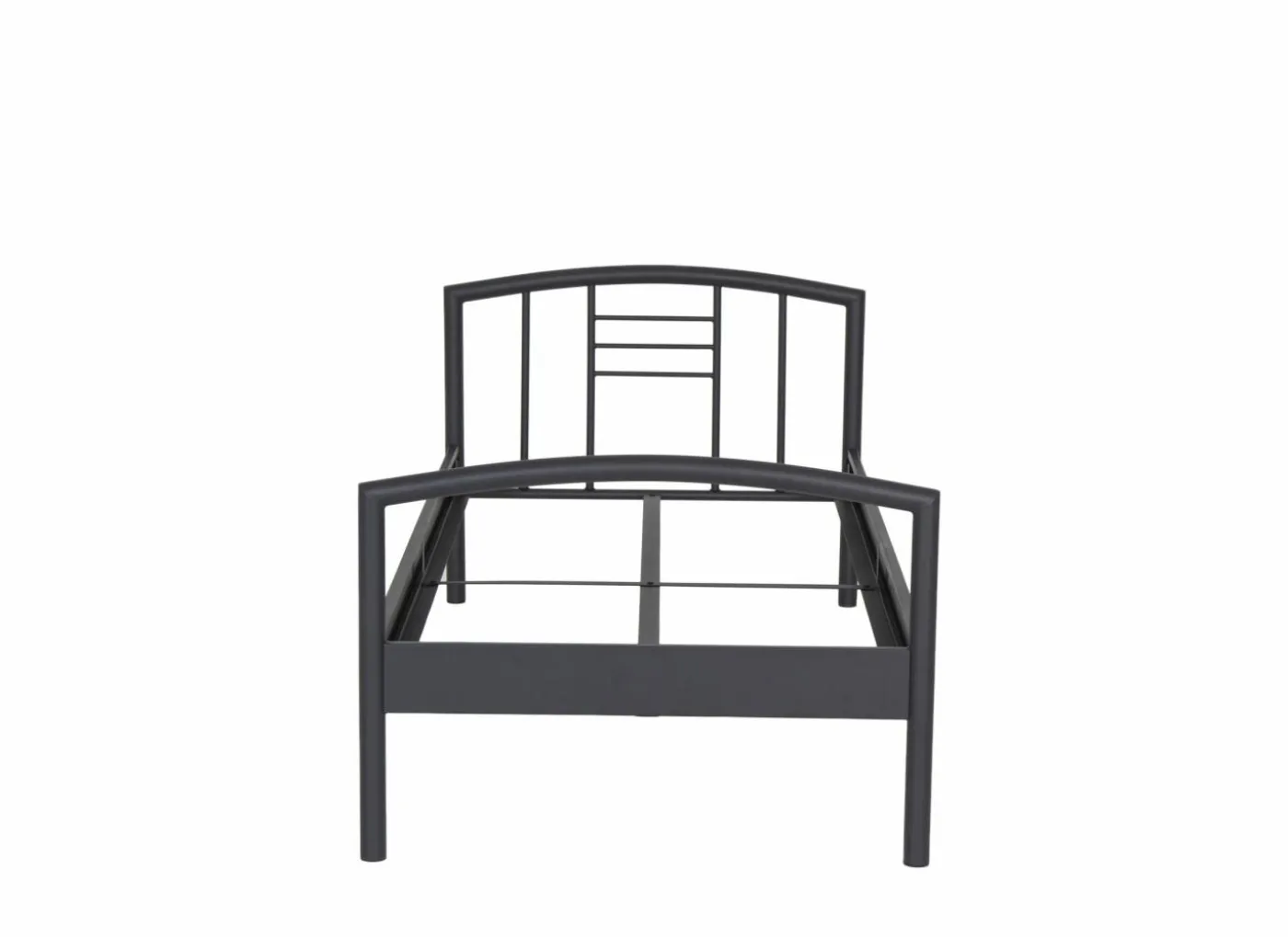 Bed Me 90x200cm - metaal - zwart
