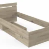 Bed Michigan 90x200cm - decor - kronberg eik met opbergruimte