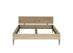 Bed Notte 160x200cm - eik massief & fineer - naturel