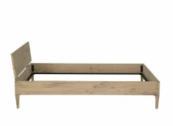 Bed Notte 160x200cm - eik massief & fineer - naturel