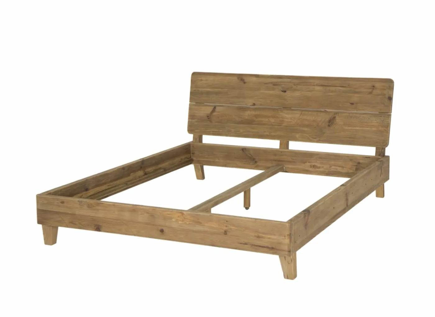 Bed Opium 180x200cm - gerecycleerd den massief - naturel