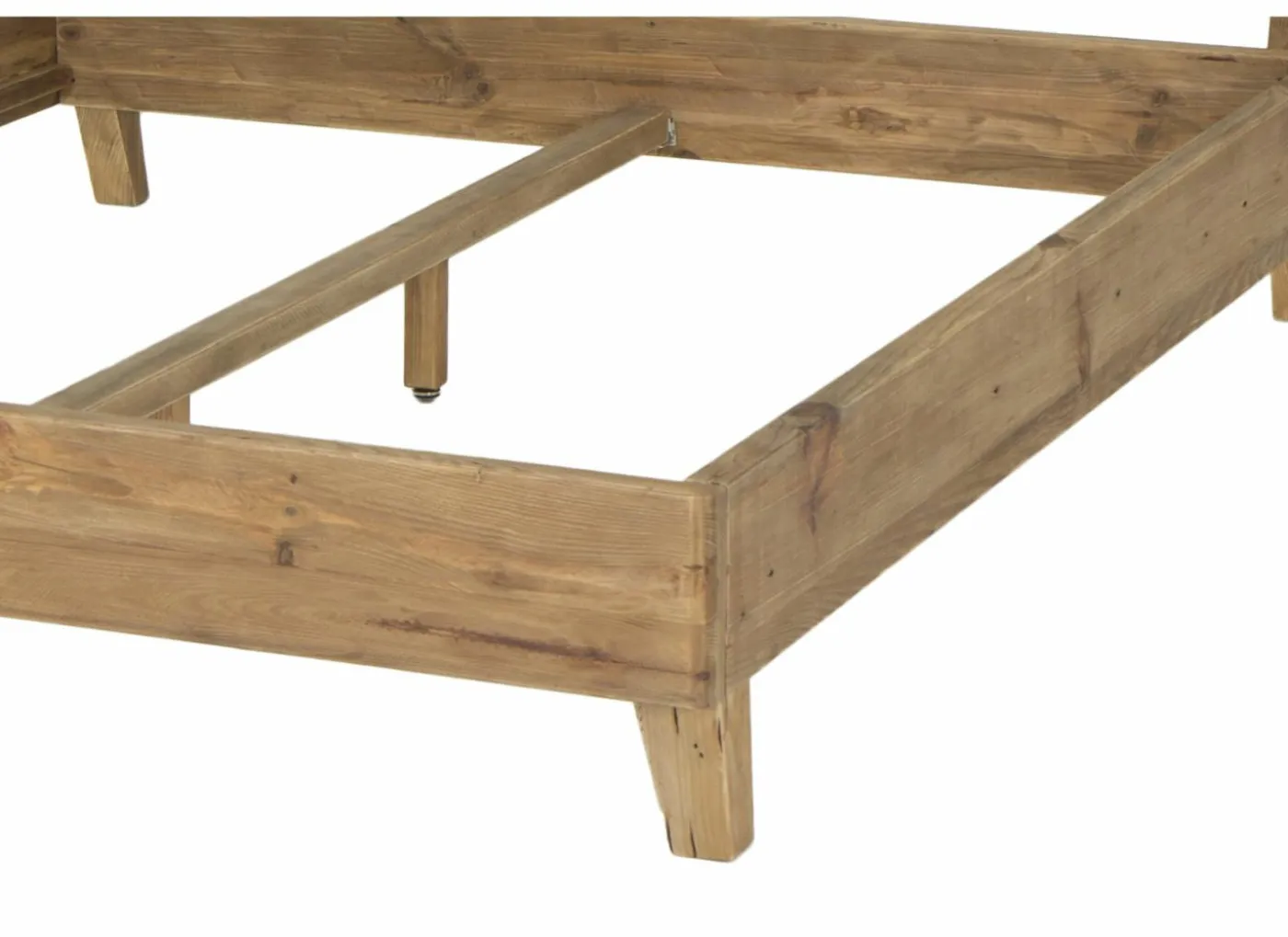Bed Opium 160x200cm - gerecycleerd den massief - naturel