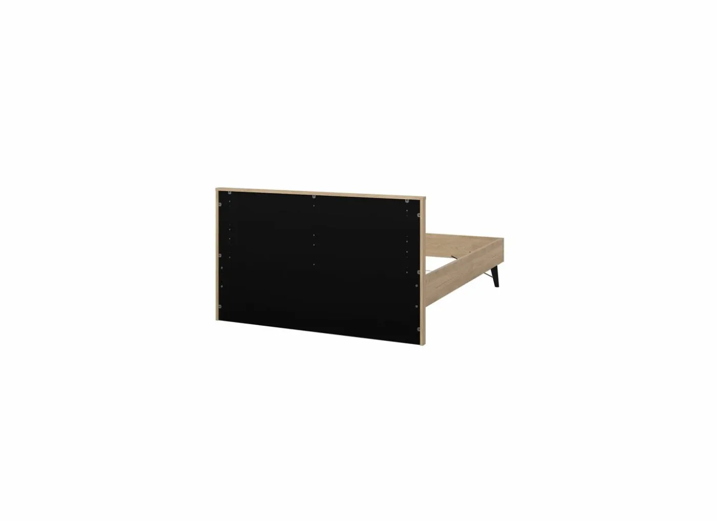 Bed Ry 160x200cm - decor - bruin & zwart