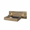 Bed Tanya 160x200cm - decor - canyon oak & elegant black