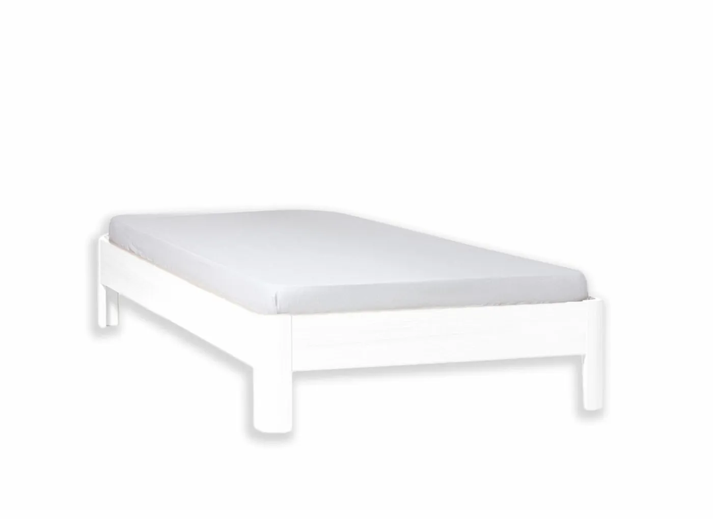 Bed Ventoux 180x200cm - beuk massief - wit