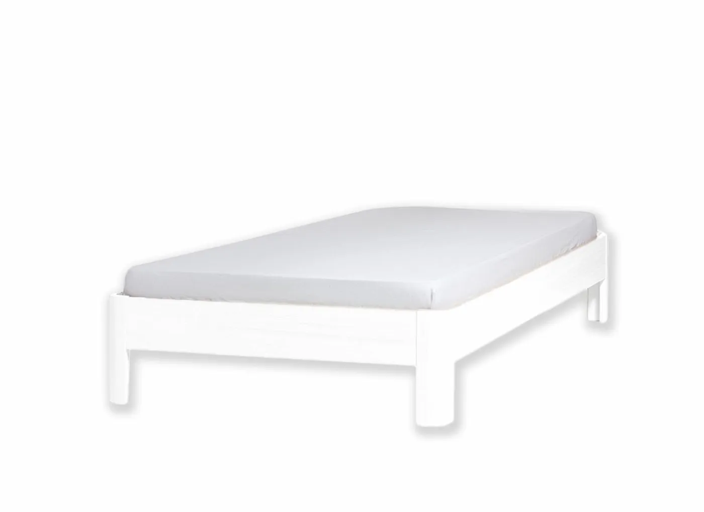 Bed Ventoux 180x200cm - beuk massief - wit