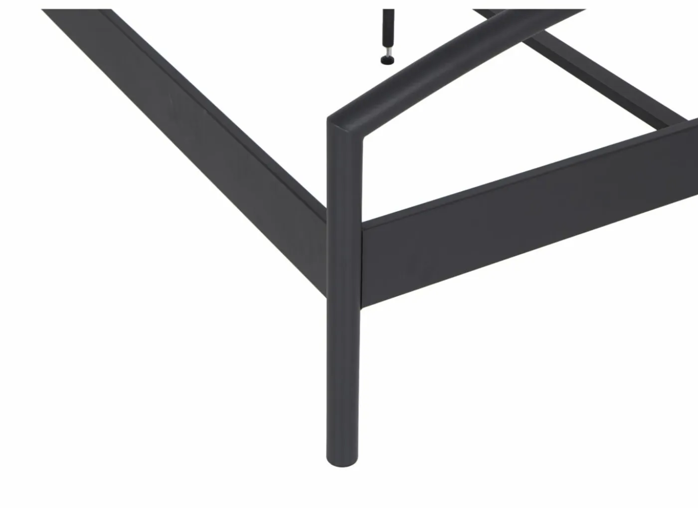 Bed You 140x200cm - metaal - zwart