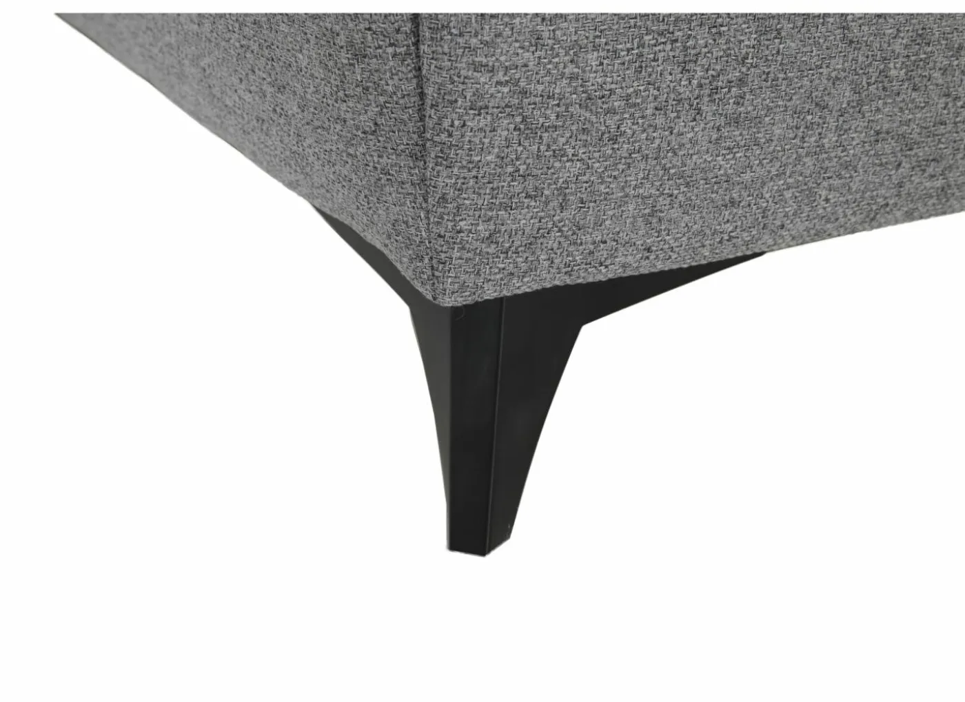 Bedbox Atlantis 180x200cm - stof - grijs met opbergruimte