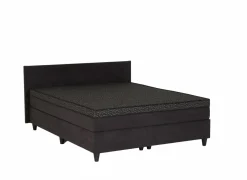 Bedbox BOX53 180x200cm - stof - antraciet
