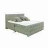 Bedbox Gabun 180x200cm - stof - olijf elektrisch