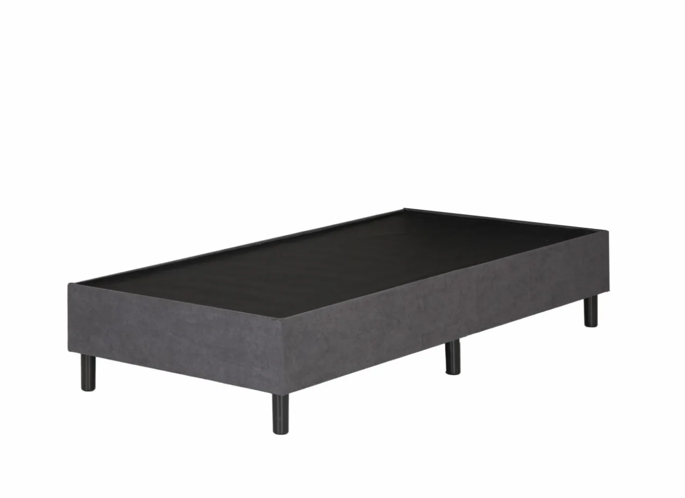 Bedbox Koh 90x200cm - stof - grijs