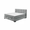 Bedbox Nagol A 180x200cm - stof - antraciet met opbergruimte