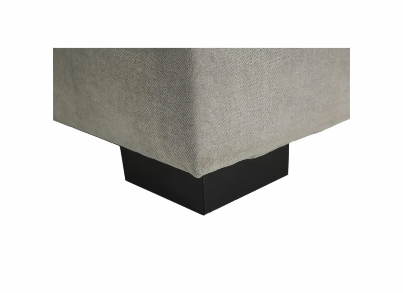 Bedbox Nagol A 180x200cm - stof - zilver met opbergruimte