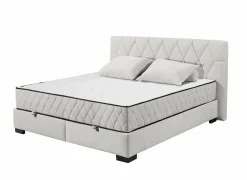 Bedbox Nagol B Â 180x200cm - stof - zand met opbergruimte