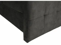 Bedbox Valetta 180x200cm - stof - espresso met opbergruimte