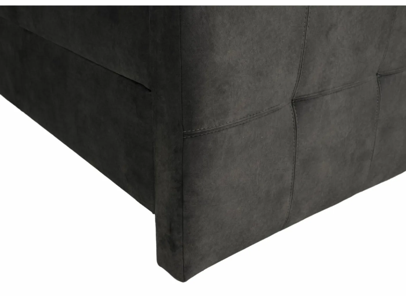 Bedbox Valetta 180x200cm - stof - espresso met opbergruimte