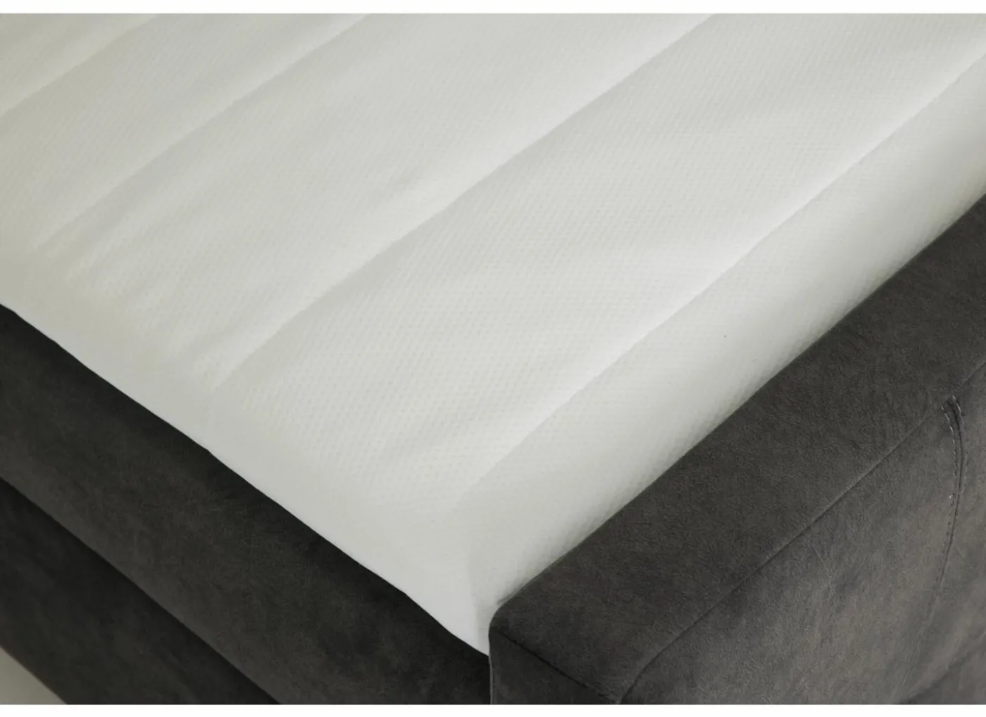 Bedbox Valetta 180x200cm - stof - espresso met opbergruimte
