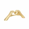 Beeldje Amy 31x12x7,5cm - polystone - goud