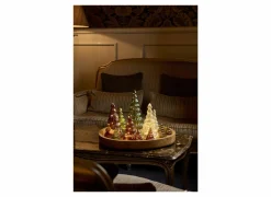 Beeldje Kerstboom Lucy H9cm set van 2