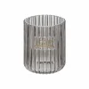 Beker Glass Ø8x10cm - glas - grijs