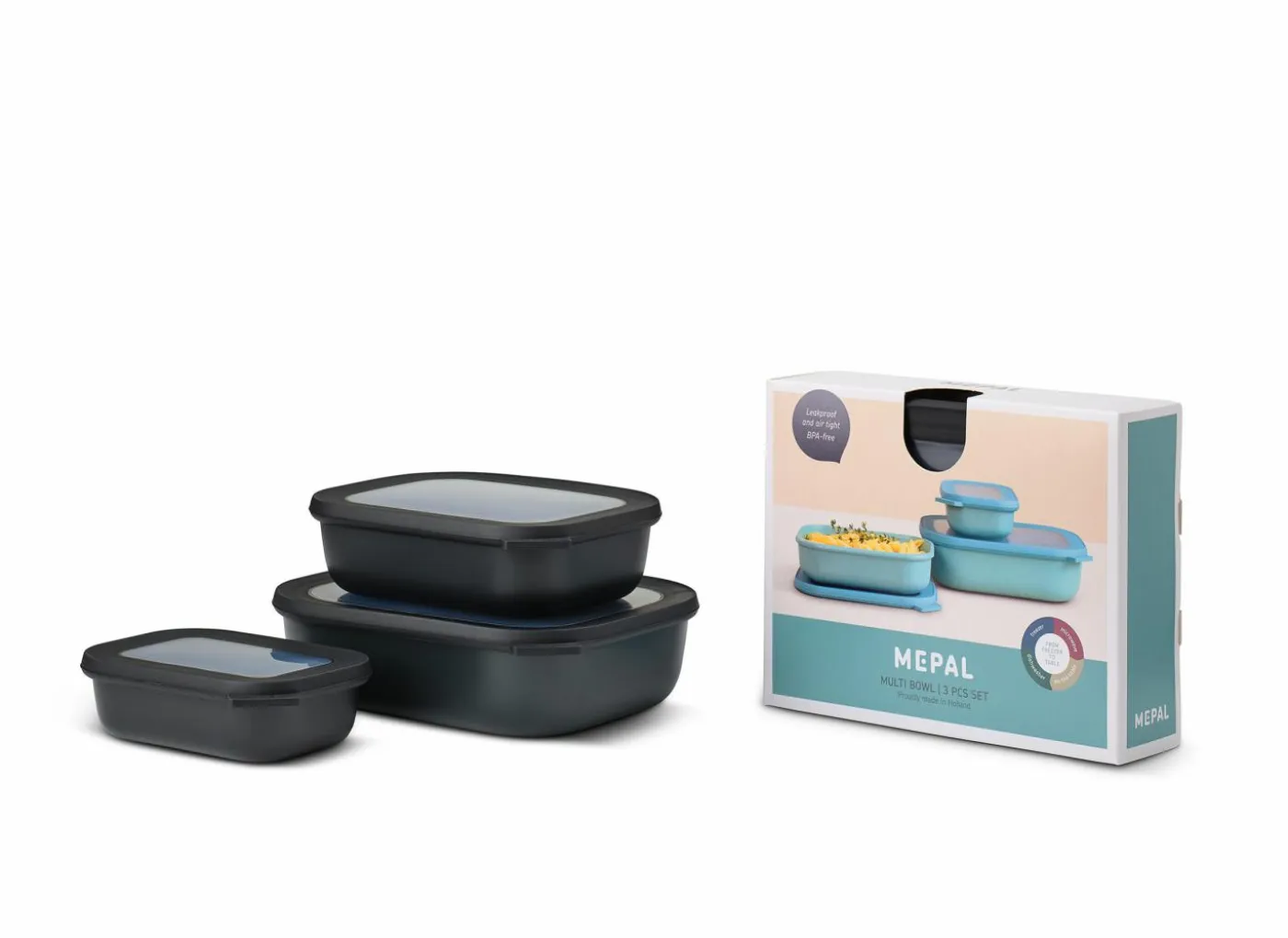 Bewaardoos Cirqula Mepal, set van 3