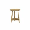 Bijzettafel Chestnut Ø48cm - mango massief - naturel